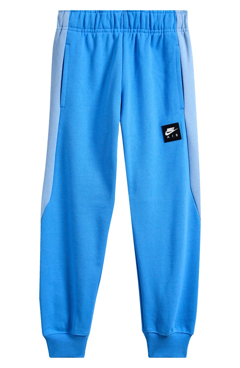 Nike Kids' Air Fleece Joggers, Main, color, University Blue/ Blue/ White