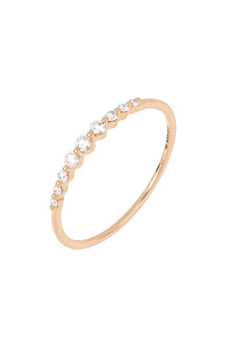 Bony Levy Audrey Diamond Stacking Ring, Main, color, 