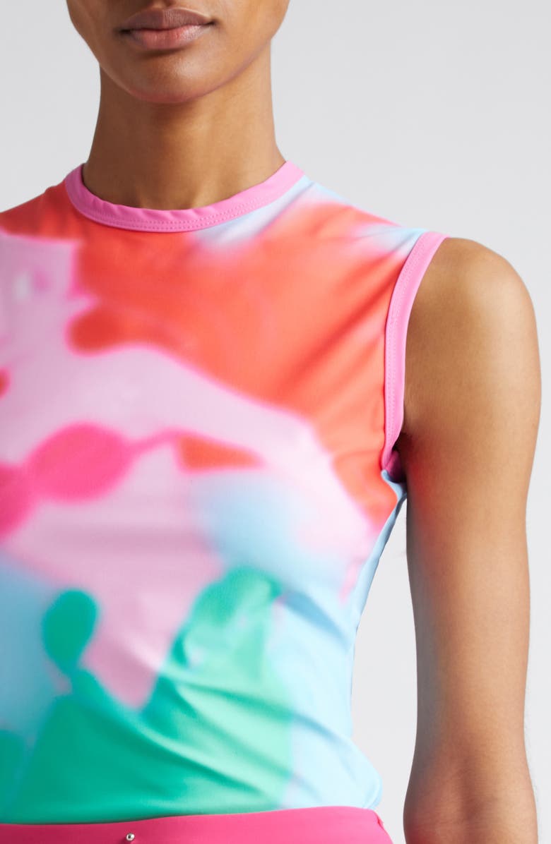 Marshall Columbia x Disney 'The Little Mermaid' Blurred Print Jersey Tank, Alternate, color, Blue