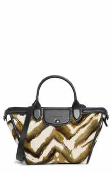 Longchamp Le Pliage Genuine Calf Hair Small Handbag
