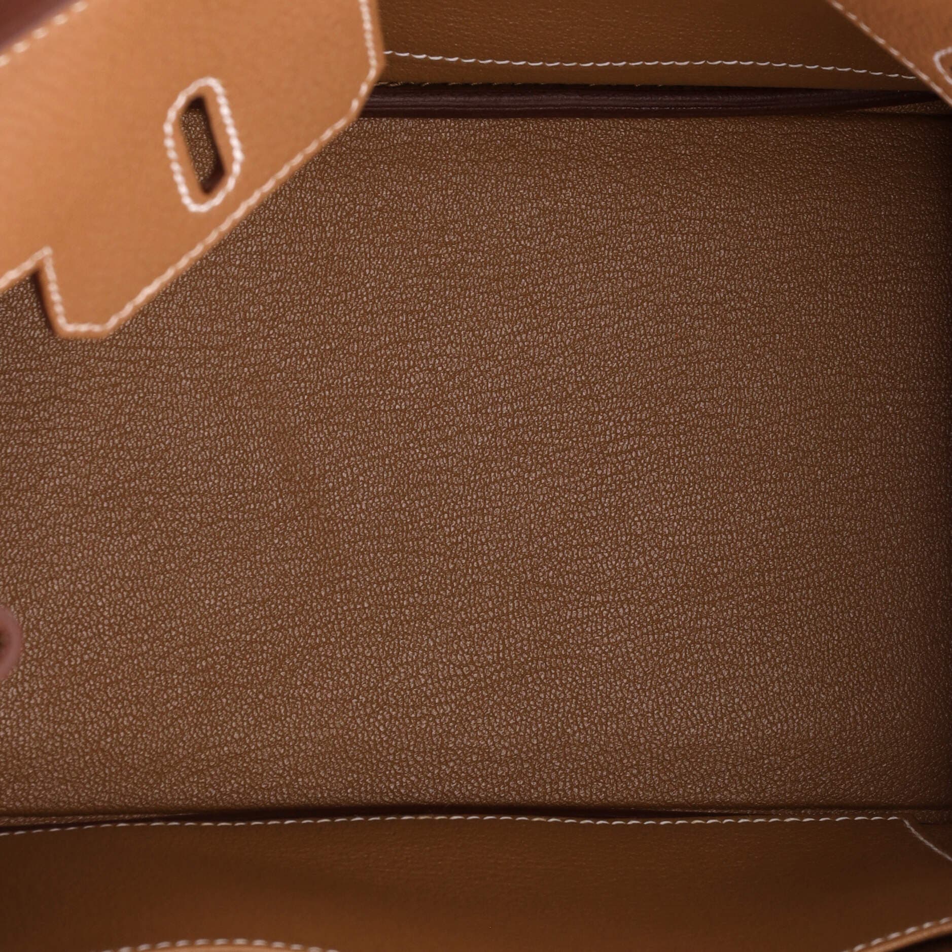 Birkin Handbag Brown Togo with Palladium Hardware 25, Alternate, color, Metallic Gold