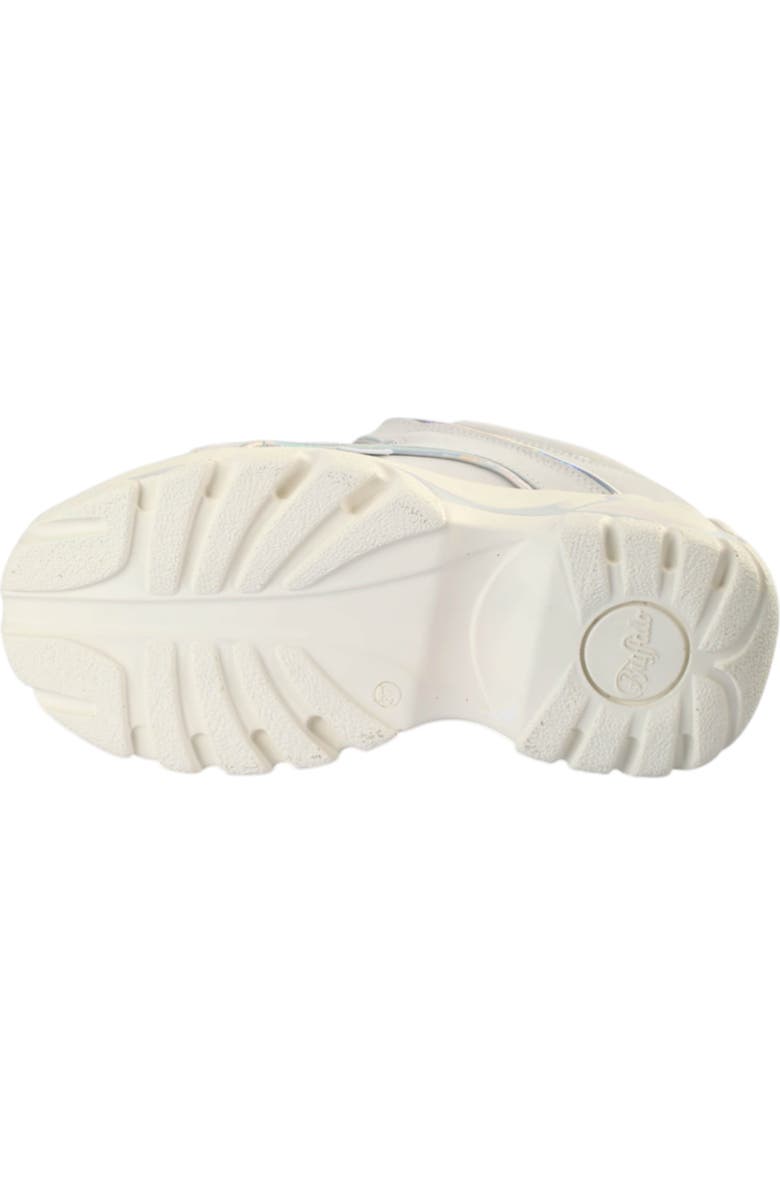 Buffalo Boots Classic Low Leather Sneaker, Alternate, color, Offwhite/Silver