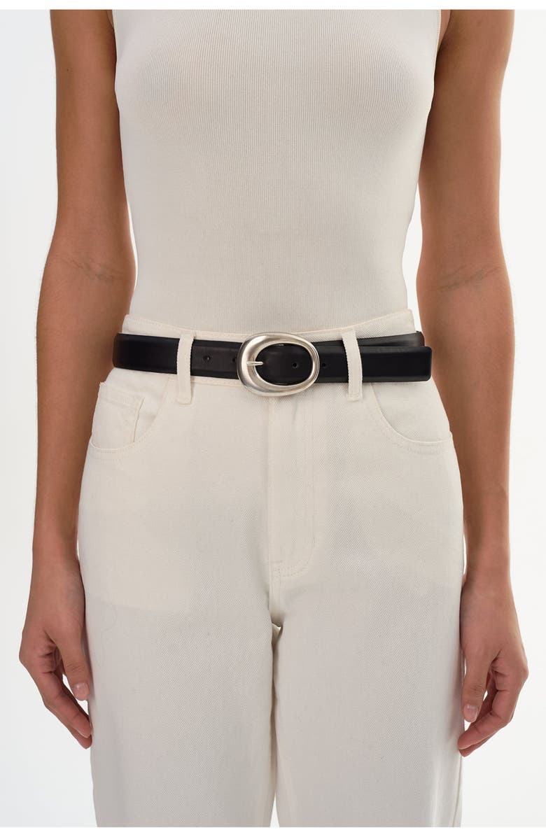LAMARQUE Doha | Leather Belt, Main, color, Black