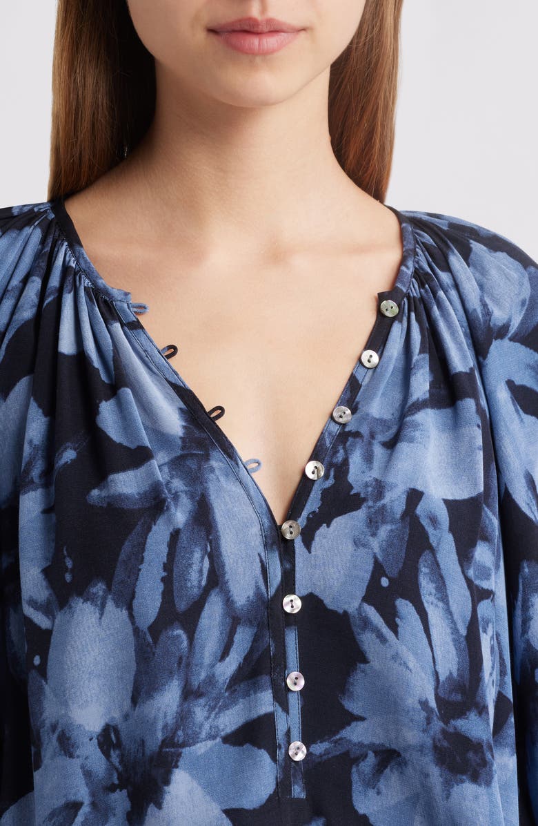 Rails Indi Floral Print Peasant Top, Alternate, color, 