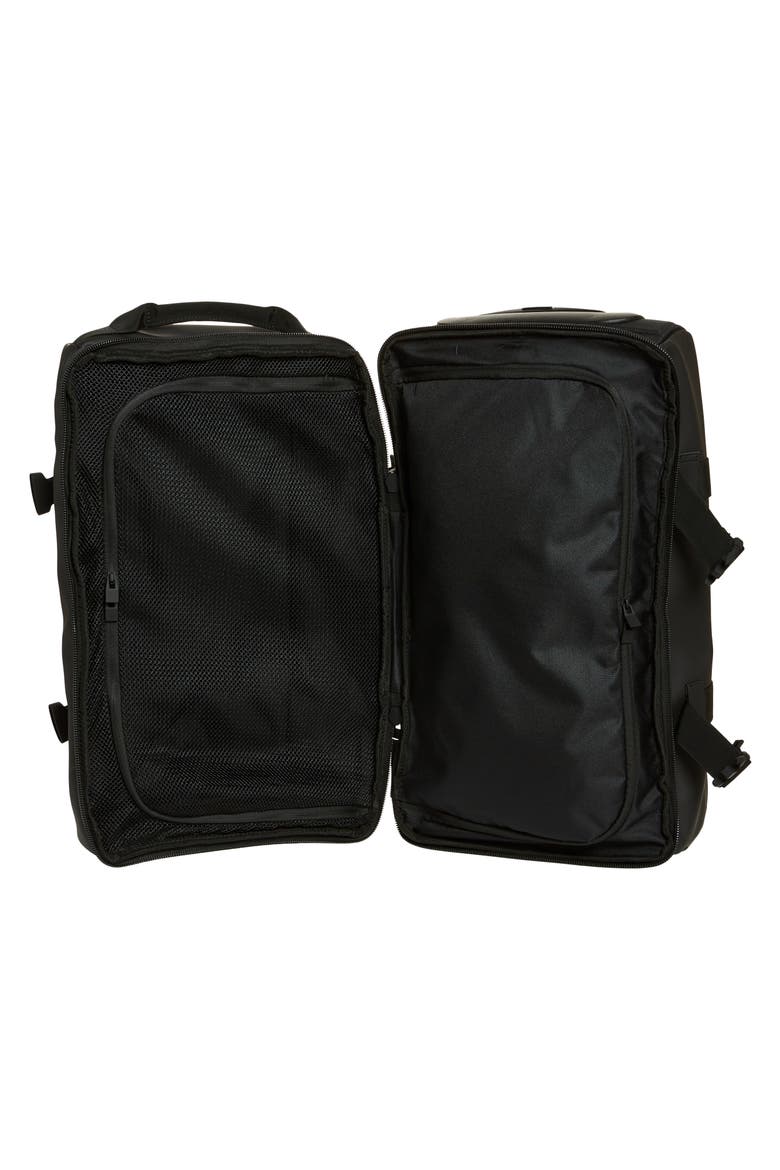 Small Travel Waterproof Carry-On Luggage, Alternate, color, BLACK