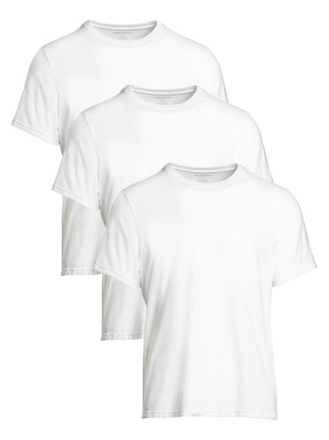 Cotton Modal Crew Neck T-Shirt 3-Pack
