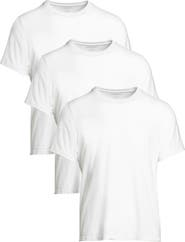 Single Stitch Cotton Modal Crew Neck T-Shirt 3-Pack