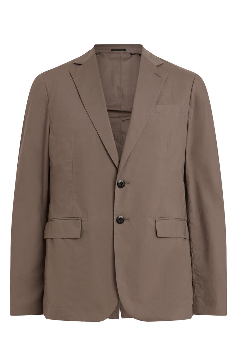 AllSaints Canta Cotton Blazer, Alternate, color, Earthy Brown