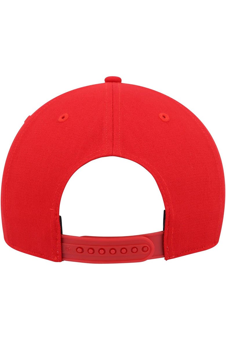 Men's '47 Red Chicago Bulls Hitch Snapback Hat, Alternate, color, Red