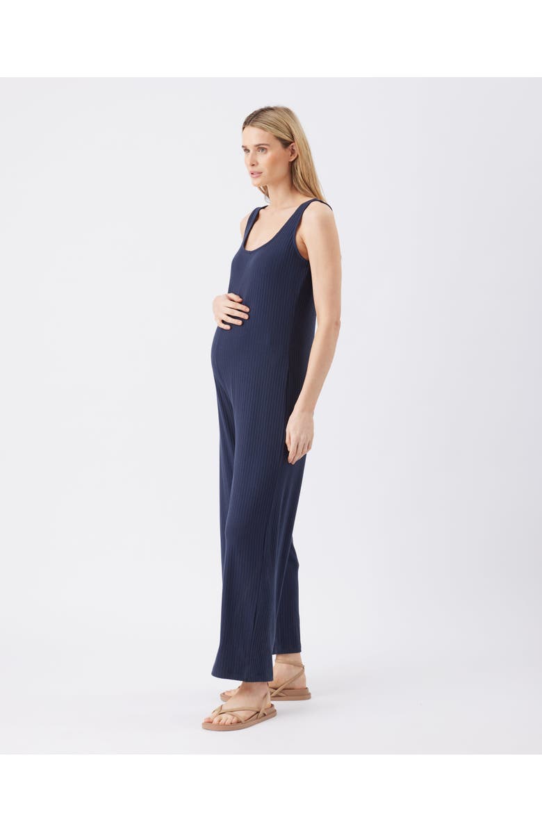 Ripe Maternity Bobby Rib Jumpsuit, Alternate, color, 