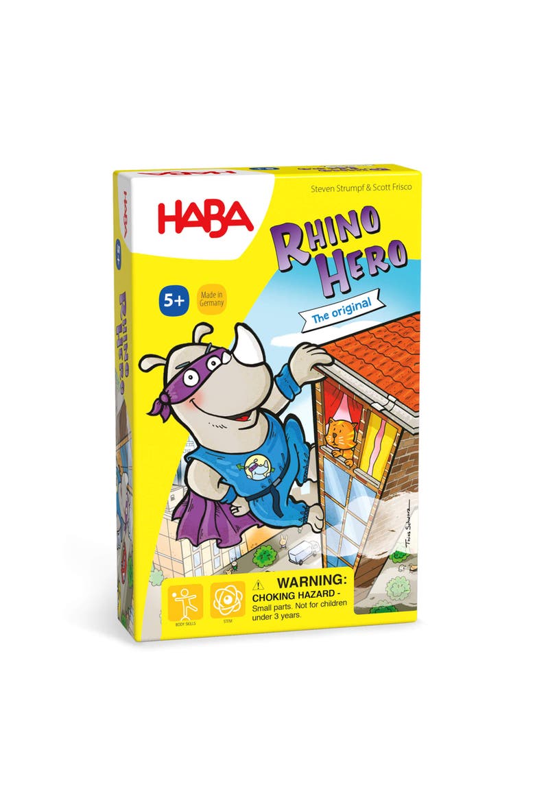 Rhino Hero Stacking Cards Game, Main, color, Multi