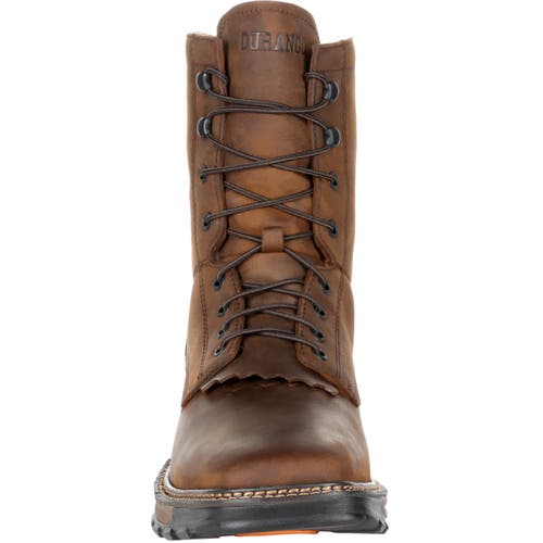 Durango Waterproof Lace Up Boot In Brown