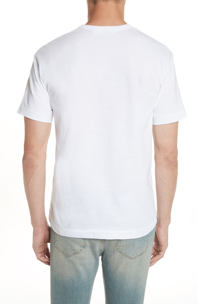 Comme des Garçons PLAY Outline Heart Graphic Tee, Alternate, color, 