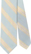 Robert Talbott Robert Silk Linen Stripe Best of Class Necktie