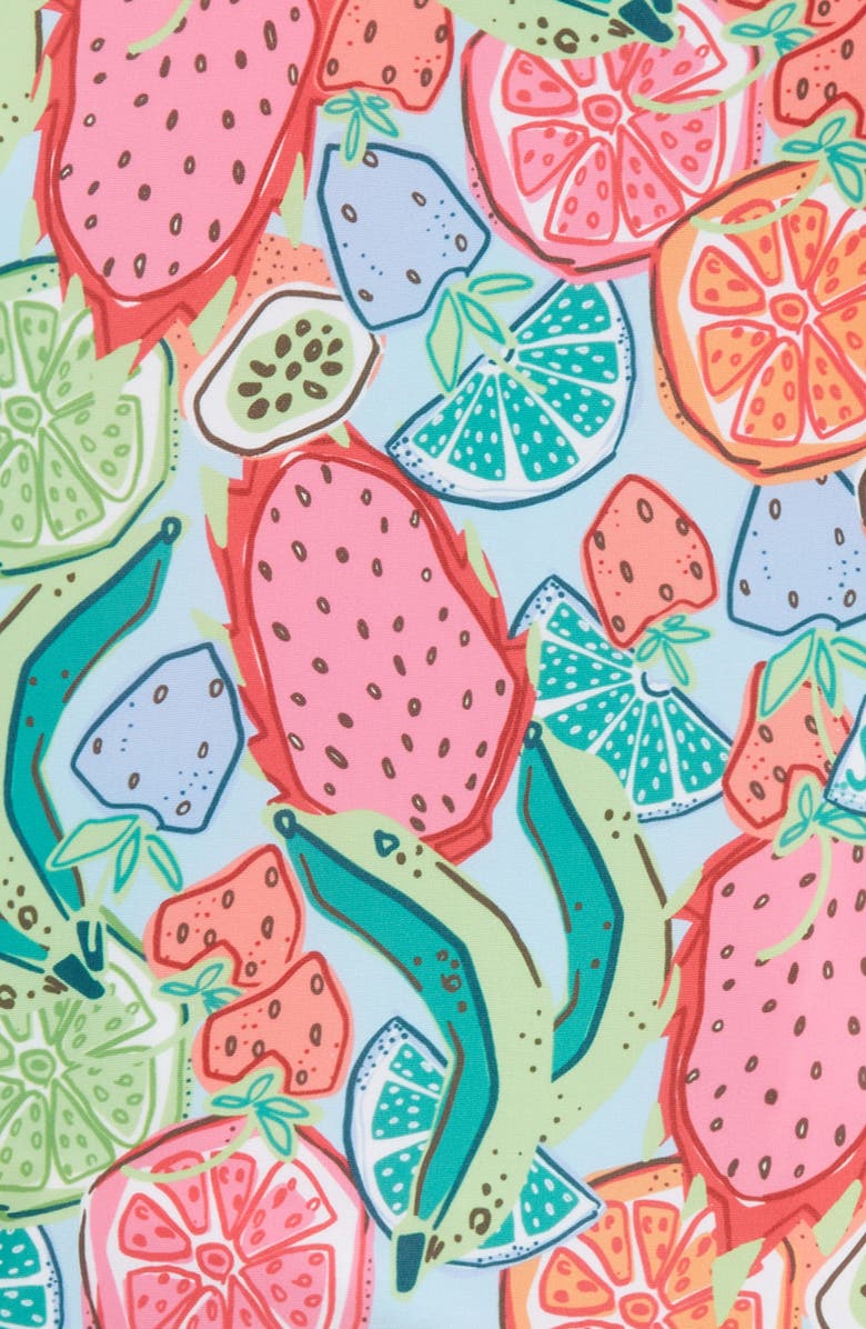 Boardies Kids' Ice Slice Two-Piece Rashguard Swimsuit, Alternate, color, Blue/ Green/ Pink Multi