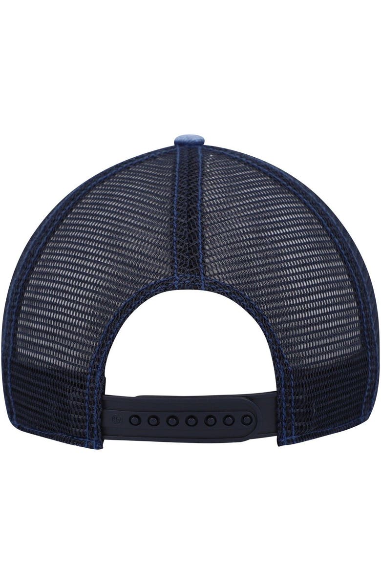 '47 Men's '47 Navy Chicago Bears Drumlin Trucker Clean Up Snapback Hat, Alternate, color, 