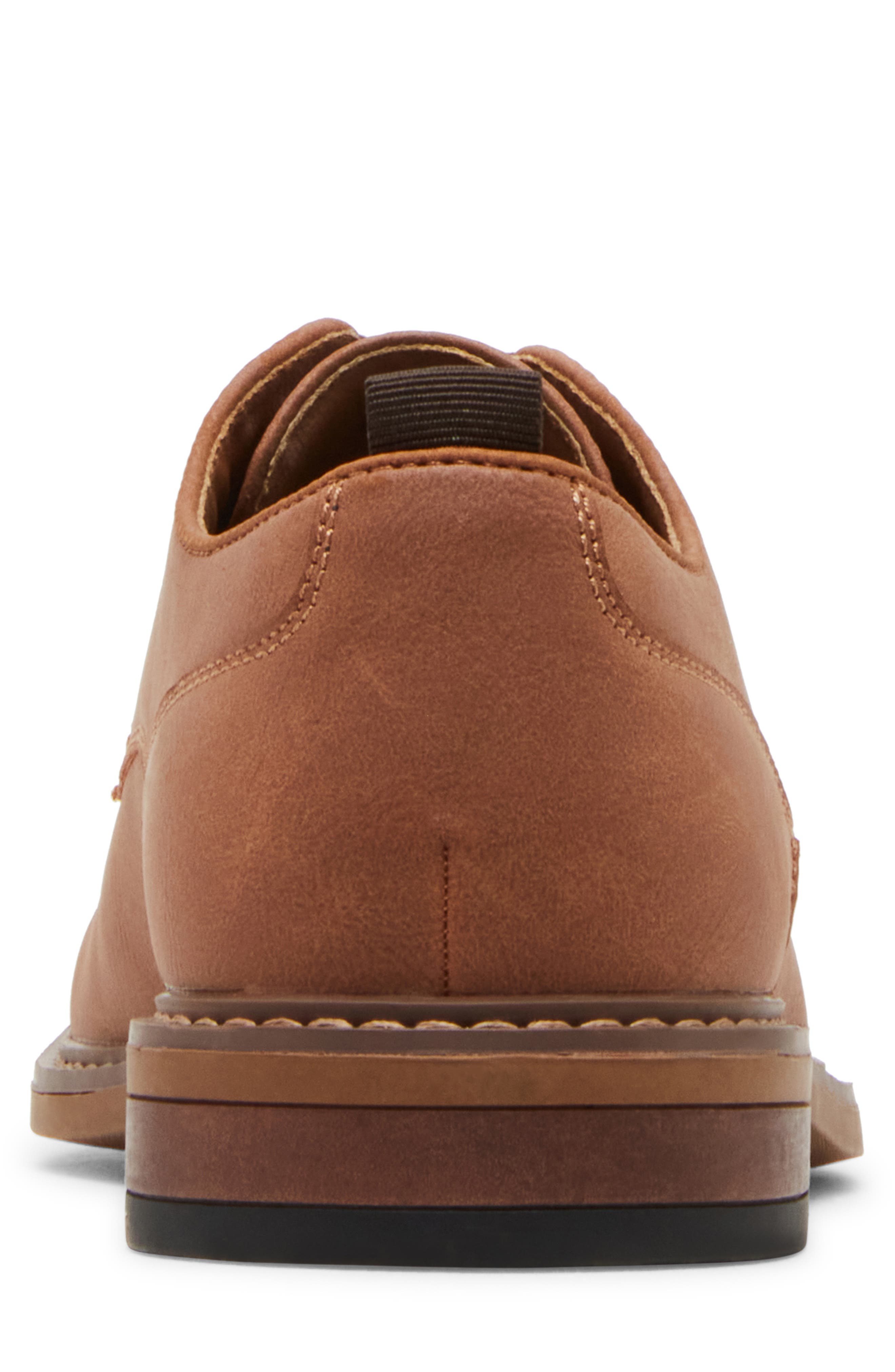Eilkker Plain Toe Derby, Alternate, color, COGNAC SUEDE