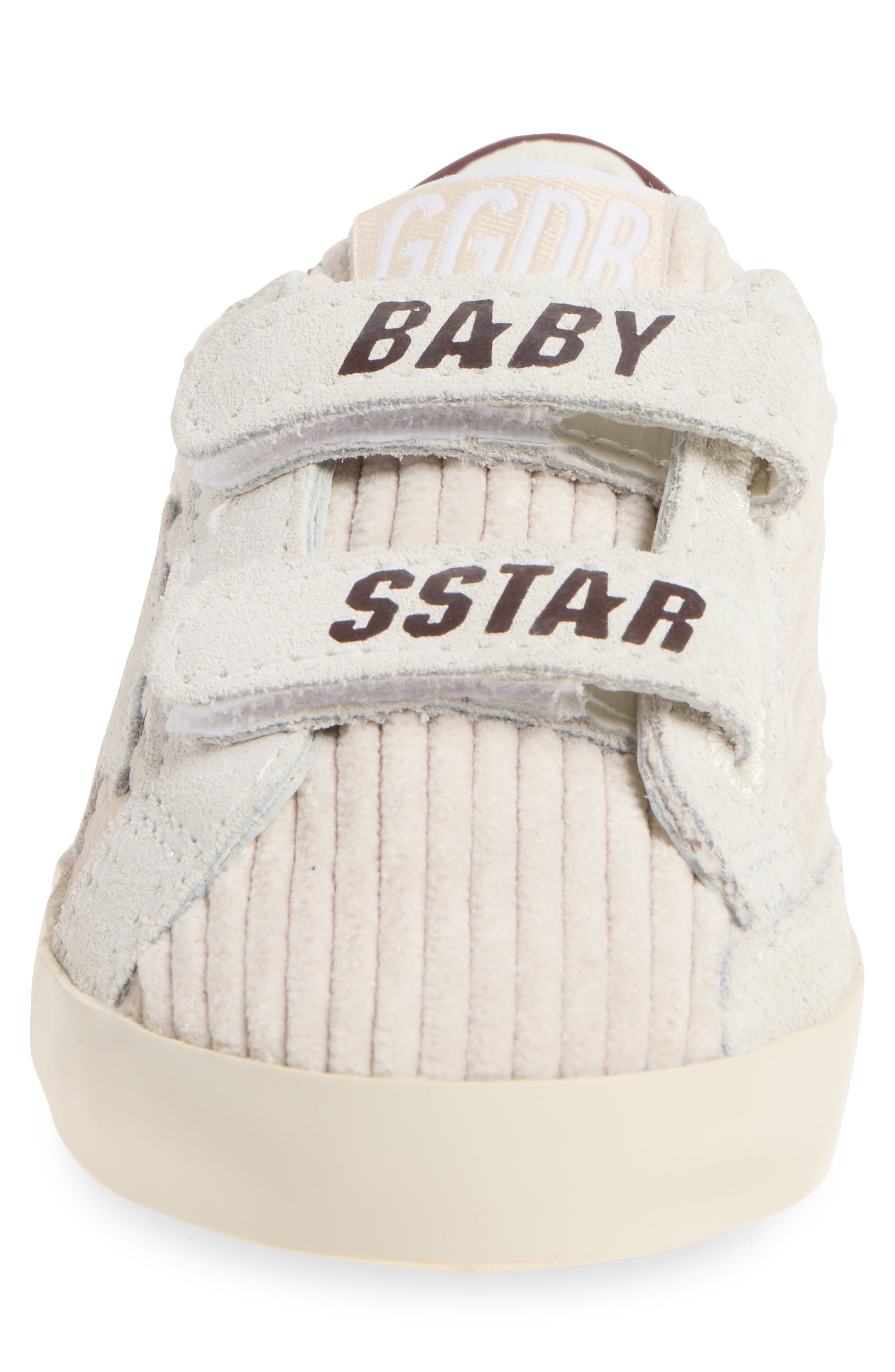 Baby School Low Top Sneaker, Alternate, color, CREAM/ BORDEAUX