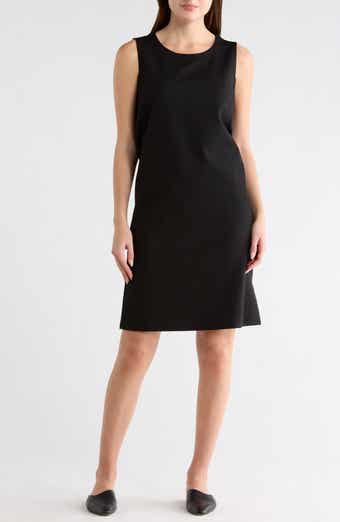 Eileen Fisher Jewel Neck Shift Dress