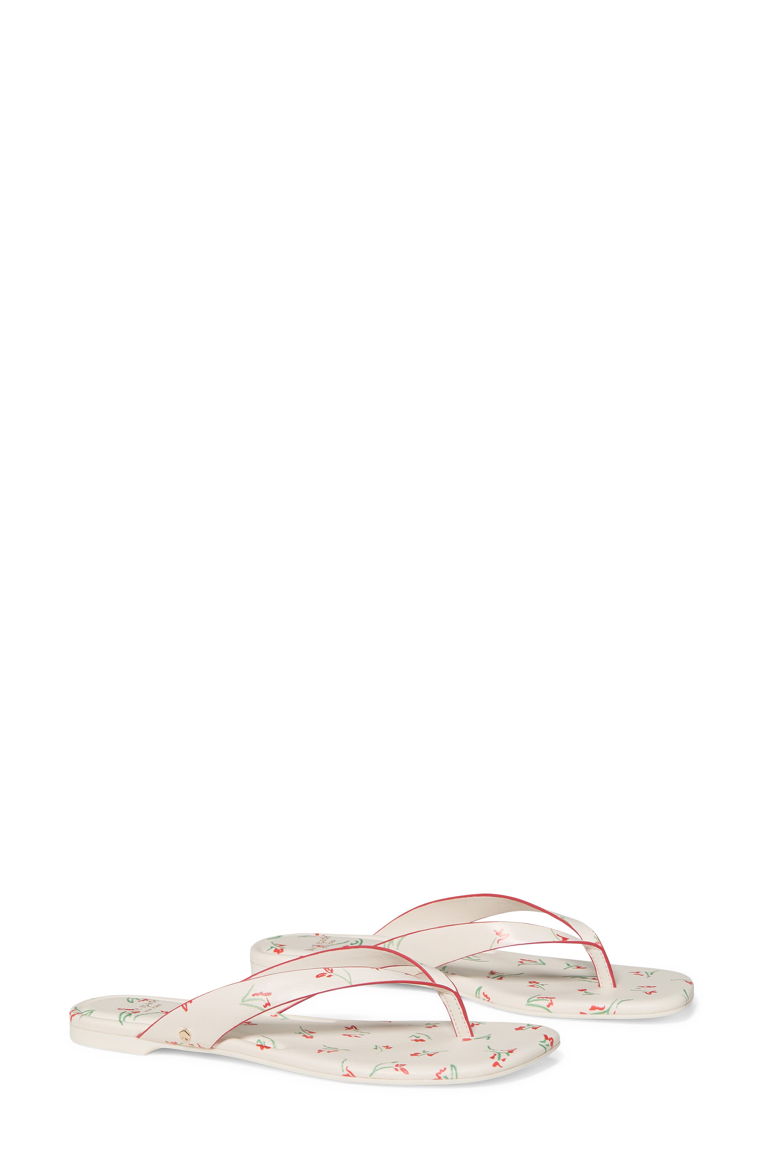 Kate Spade New York sandie flip flop, Alternate, color, Cream Multi