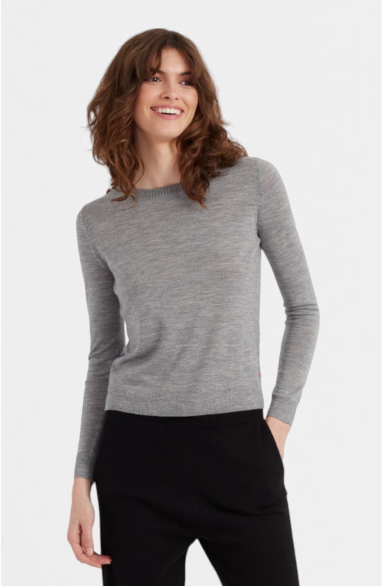 Chinti & Parker Pure Merino Ultra Fine Crew Neck Sweater, Main, color, 