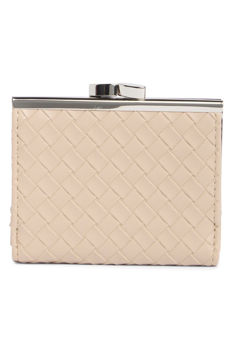 Frenchie Wallet, Alternate, color, PARCHMENT WOVEN