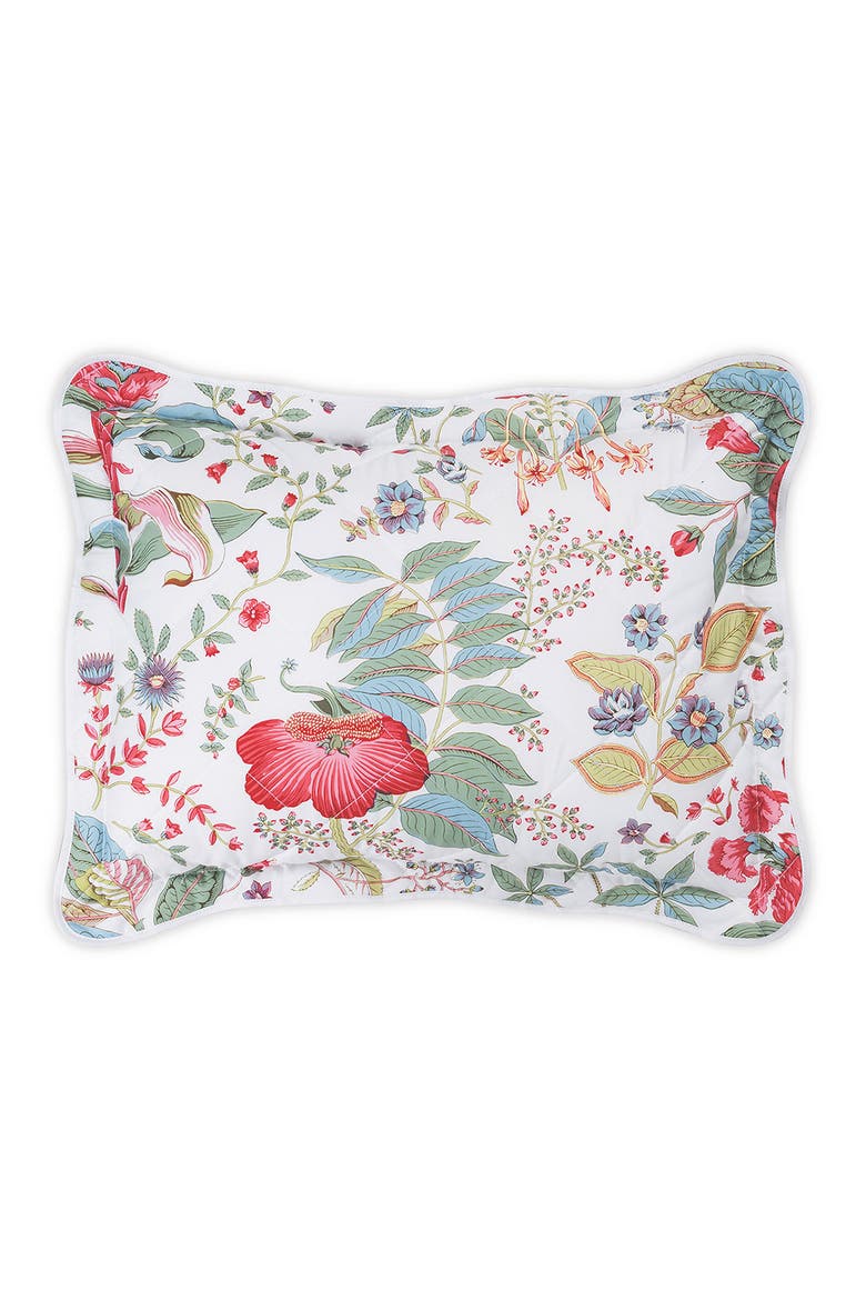 Pomegranate Quilted Boudoir Pillow, Main, color, PINK CORAL