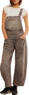 Free People Good Luck Denim Overalls
