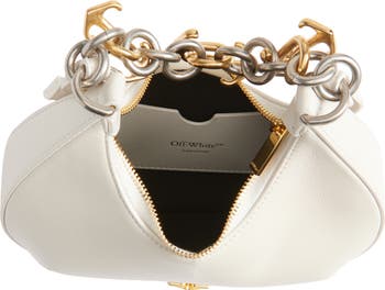 Off-White Hemisphere Chain Leather Top Handle Bag | Nordstrom