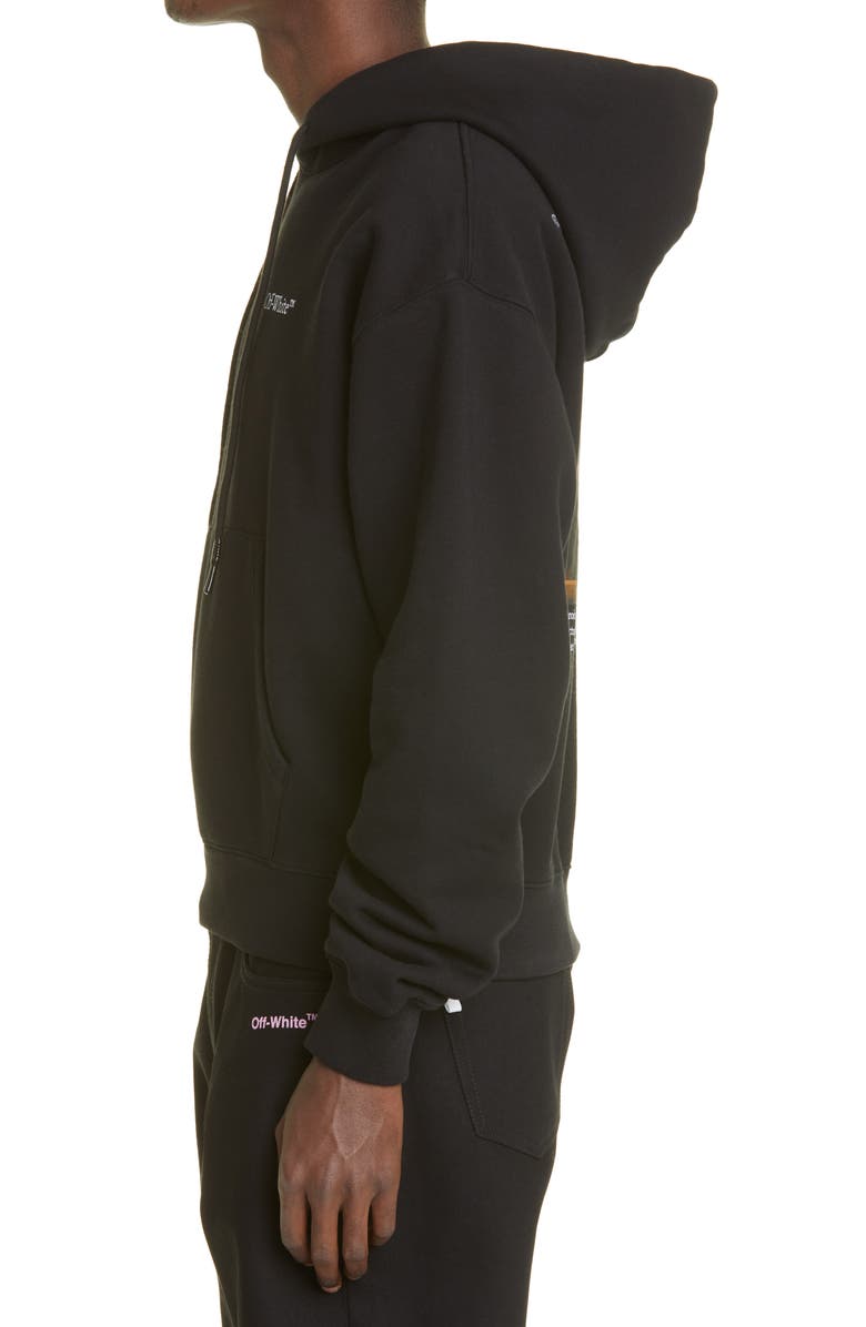 Off-White Men's Caravaggio Crowning Over Cotton Graphic Hoodie, Alternate, color, 