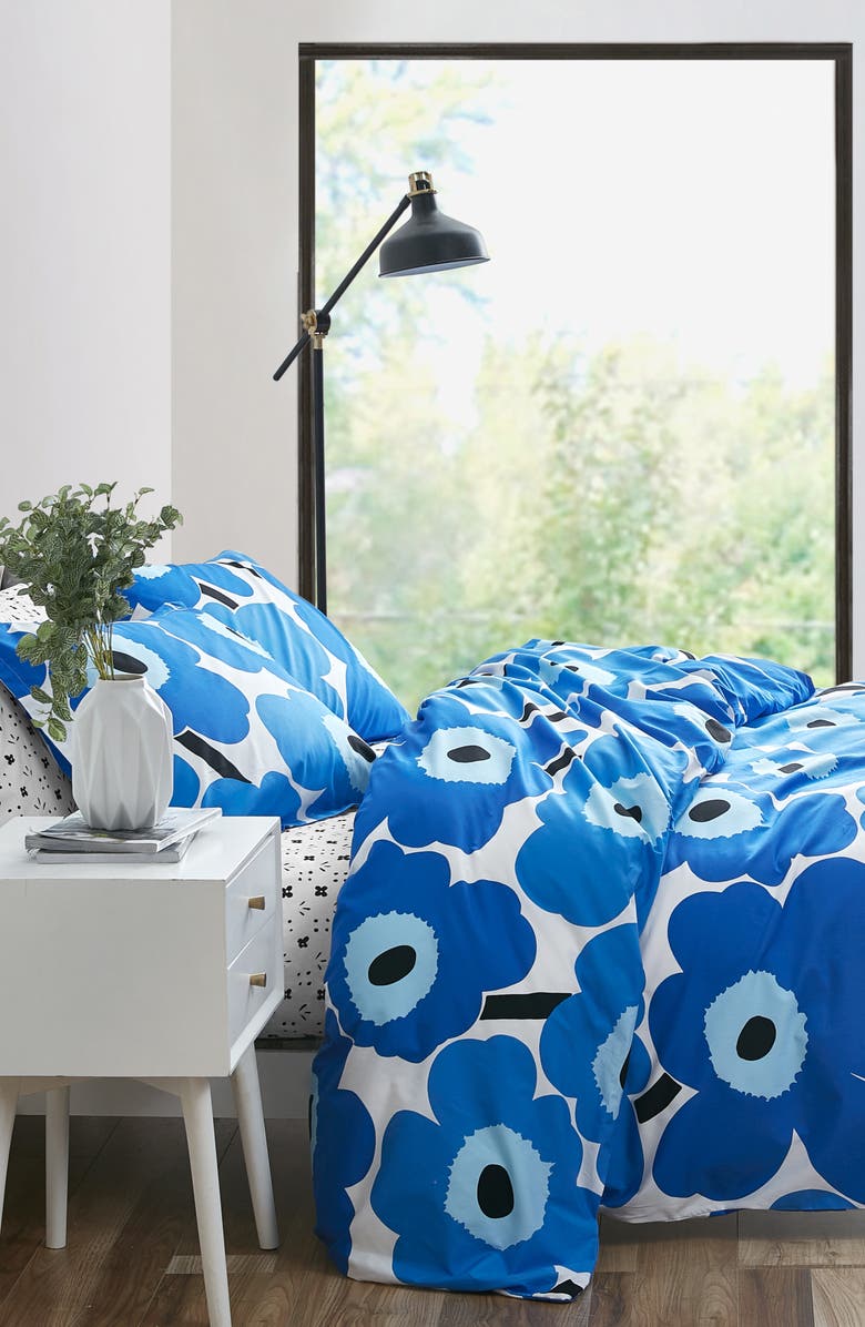 Marimekko Unikko Duvet Cover & Sham Set, Alternate, color, 