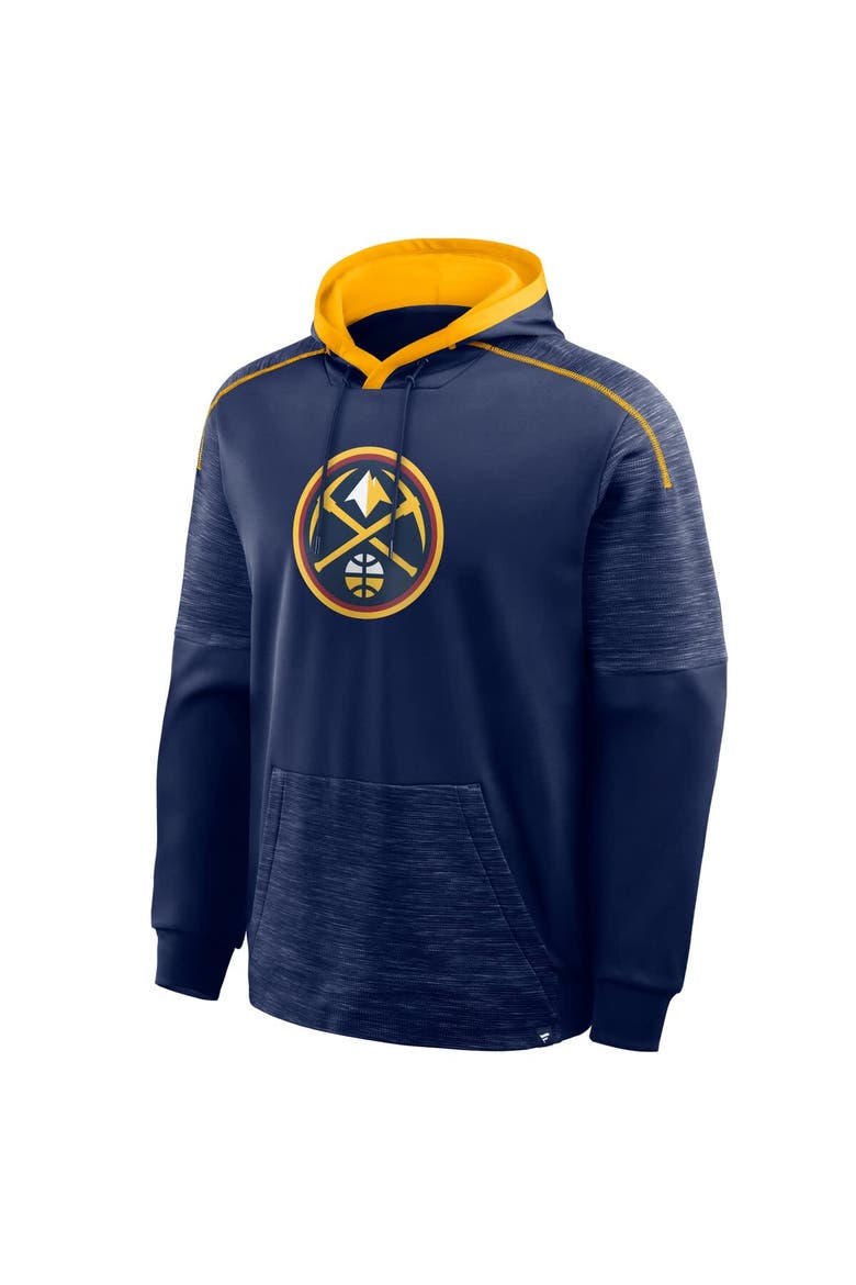 Men's Fanatics Navy Denver Nuggets Pick & Roll Defender Pullover Hoodie, Alternate, color, Navy