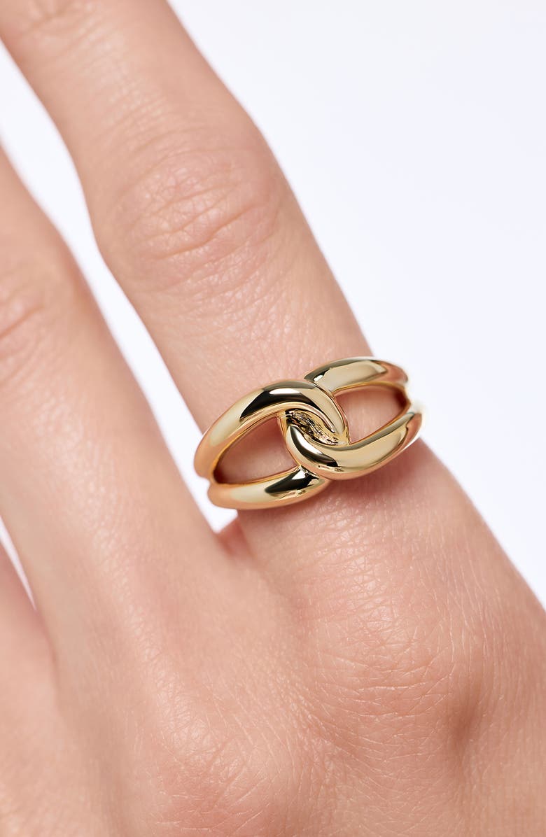 Ana Luisa Violet Loop Statement Ring, Alternate, color, Gold