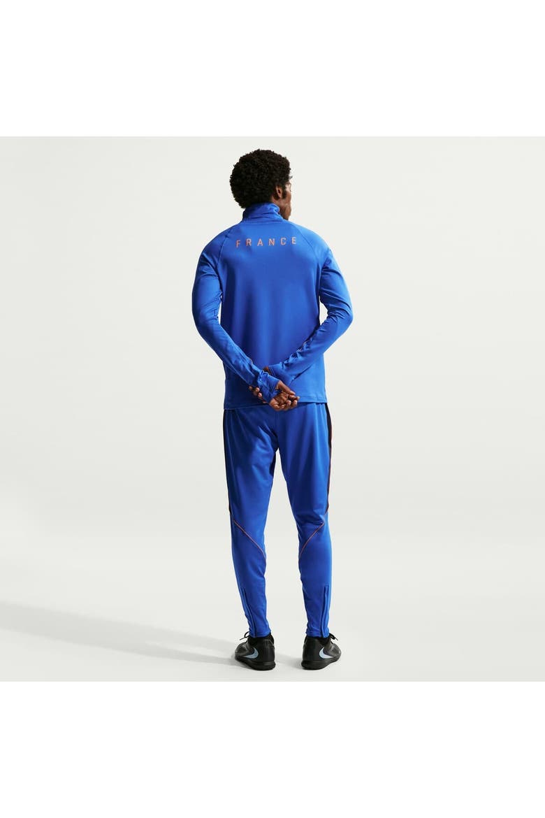 Men's Nike Blue France National Team 2026 Strike Dri-FIT Quarter-Zip Drill Top, Alternate, color, Blue