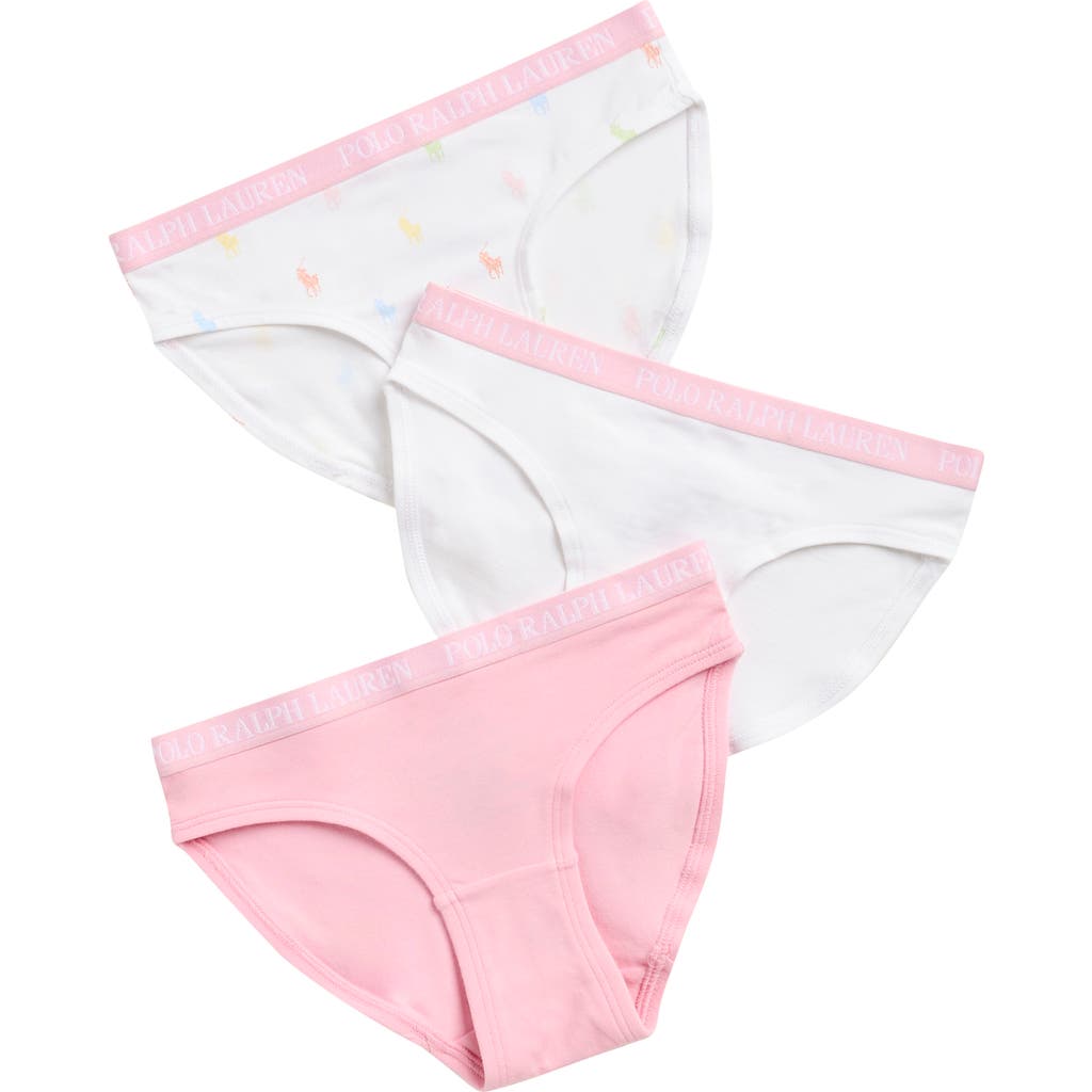 Ralph Lauren Kids' Assorted 3-pack Bikini Briefs In Multi