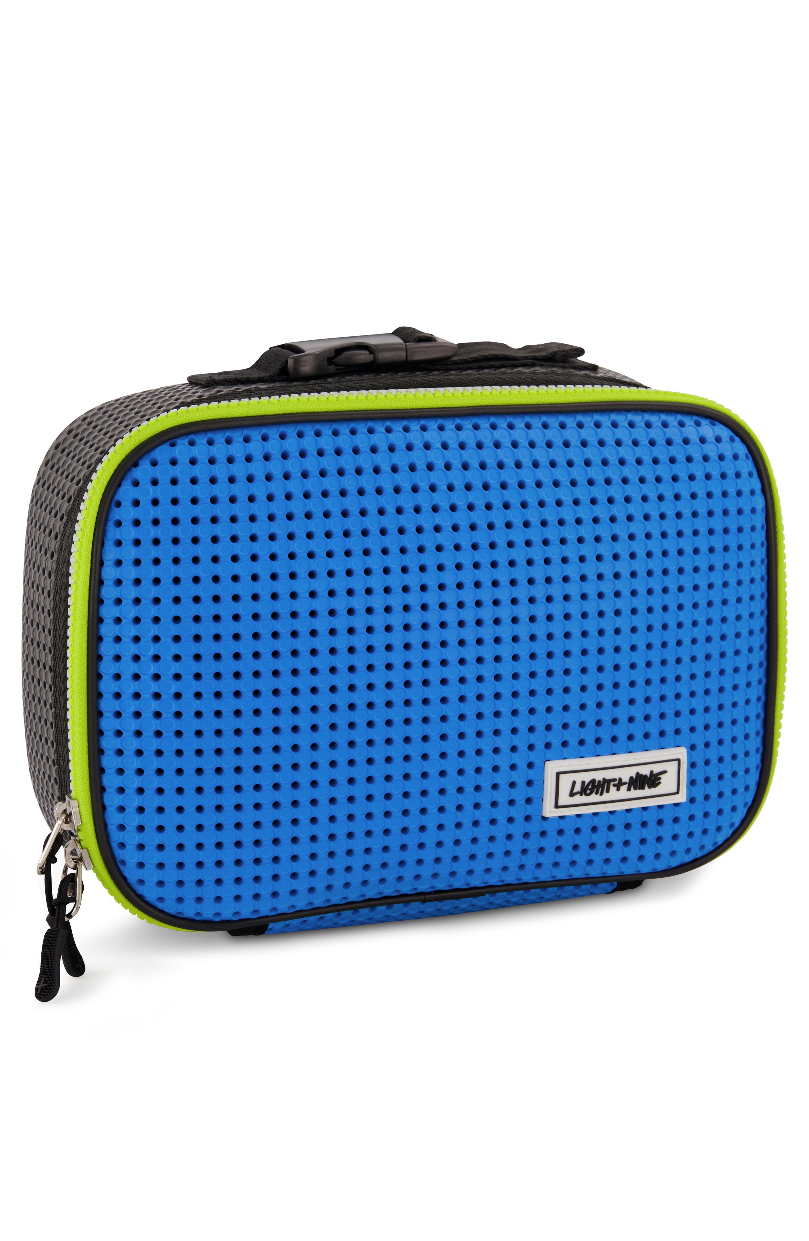 Light+Nine Electric Blue Water Resistant Lunch Tote, Alternate, color, Blue