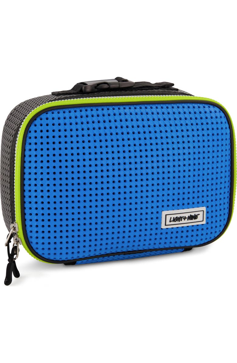 Light+Nine Electric Blue Water Resistant Lunch Tote, Alternate, color,