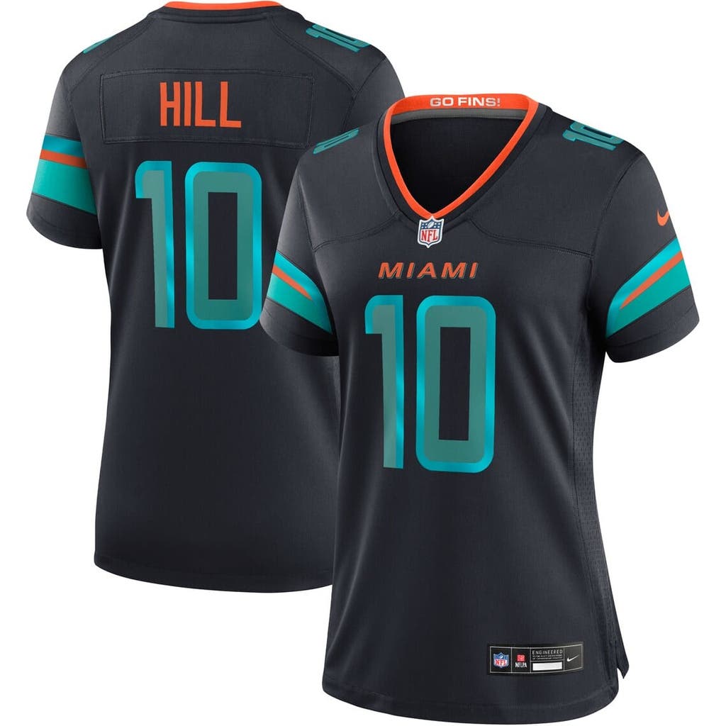 Nike Tyreek Hill Pitch Blue Miami Dolphins 2025 Rivalries Collection Game Jersey In Blue