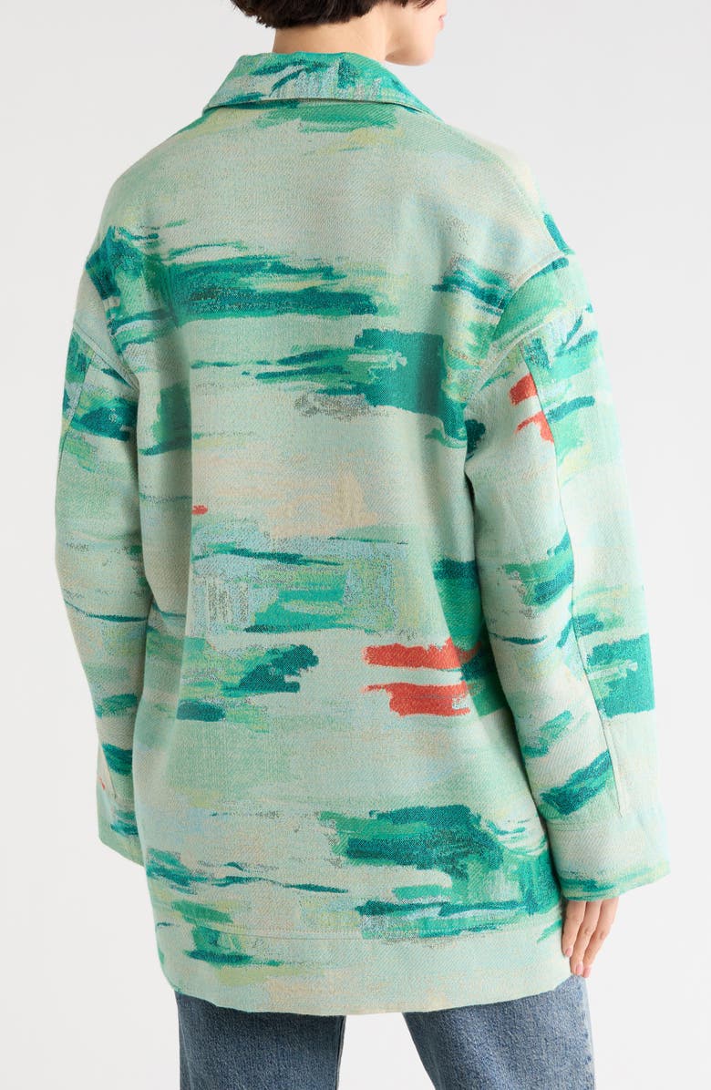Longchamp Landscape Jacquard Jacket, Alternate, color, 