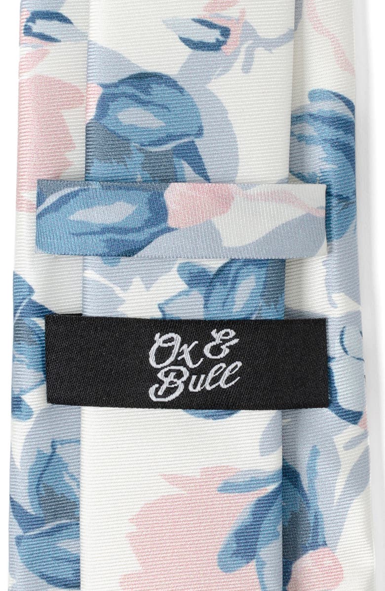 Cufflinks, Inc. Watercolor Floral Silk Tie, Alternate, color, White