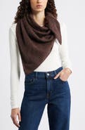 Nordstrom Brushed Cashmere Triangle Scarf