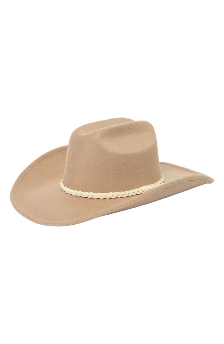 San Diego Hat Cattleman's Crease Cowboy Hat, Main, color, 