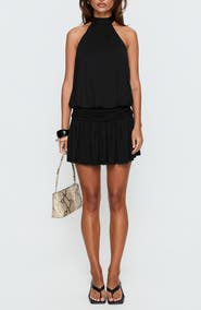 Princess Polly Lealeia Halter Minidress