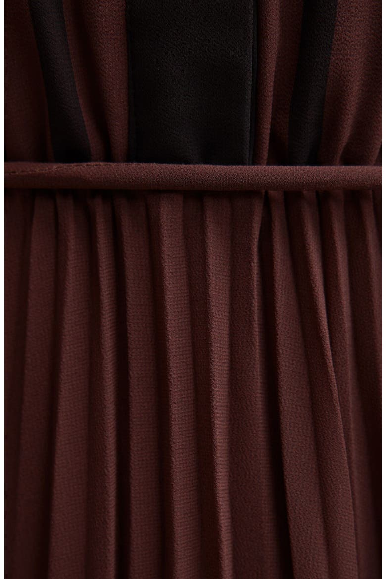 Marnie Pleated Long Sleeve Maxi Dress, Alternate, color, COLERIDGE STRIPE