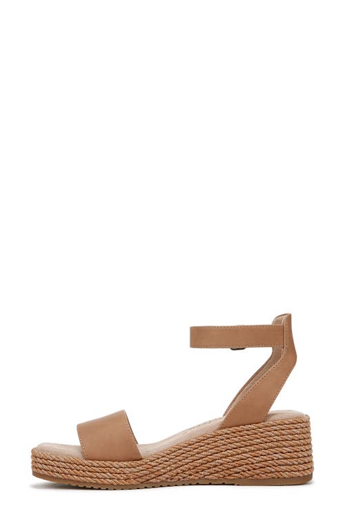 Shop Soul Naturalizer Gloria Wedge Sandal In Cookie Dough