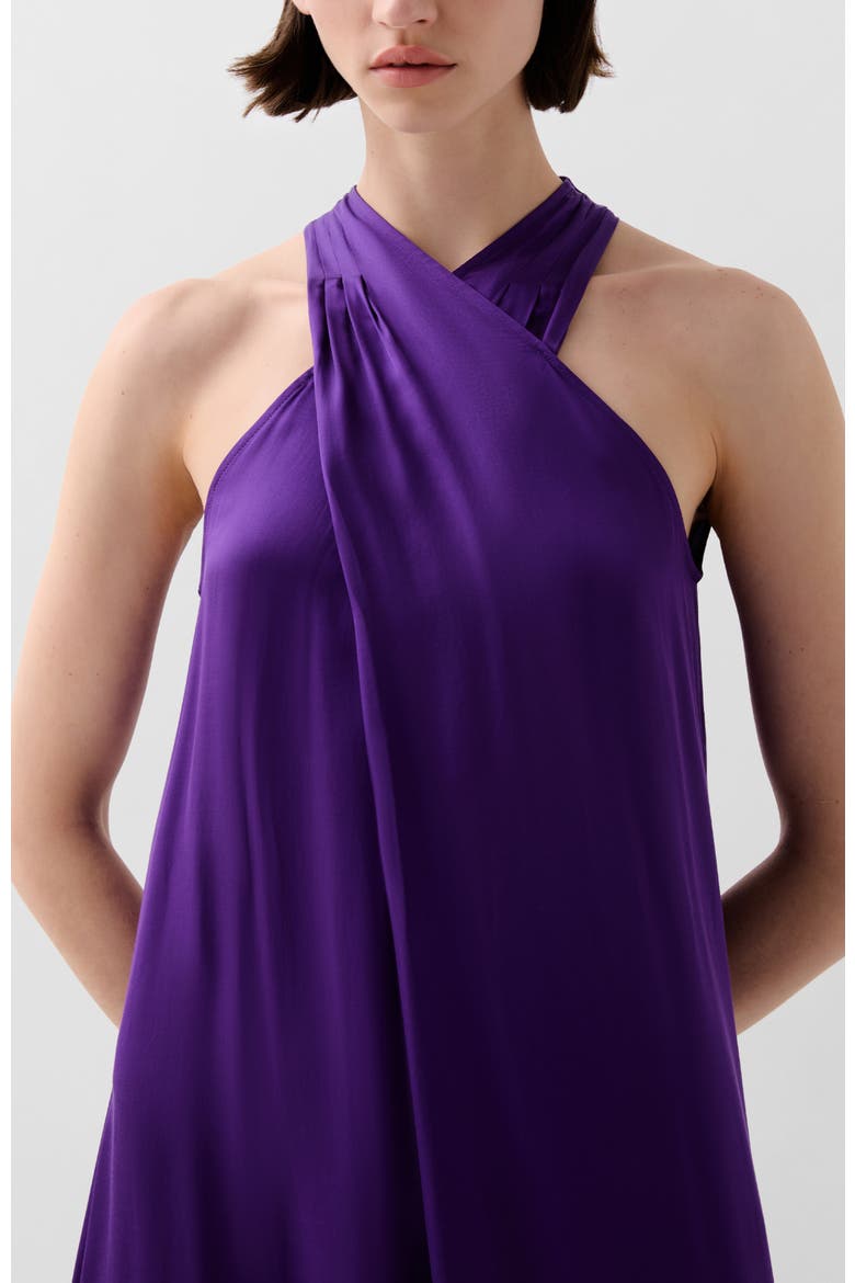 Slip Cross Dress, Alternate, color, Purple