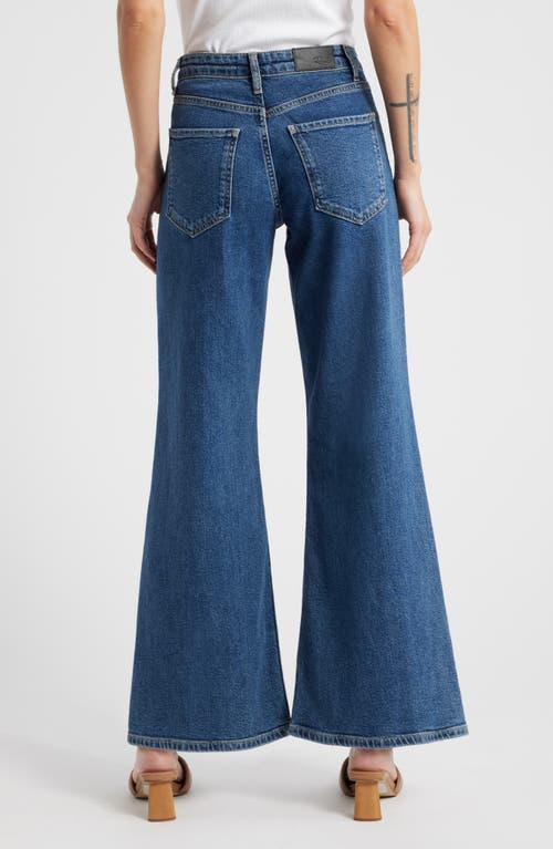 Rails Getty High Waist Wide Leg Jeans In Pebble Blue