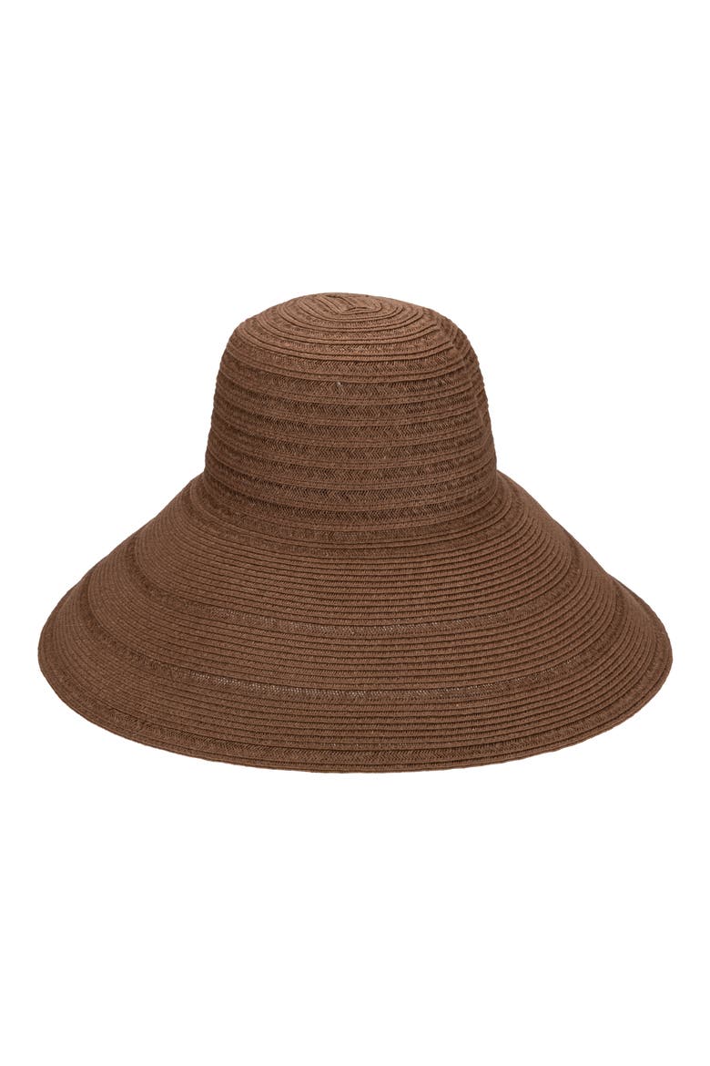 Round Crown Sun Hat, Main, color, BROWN