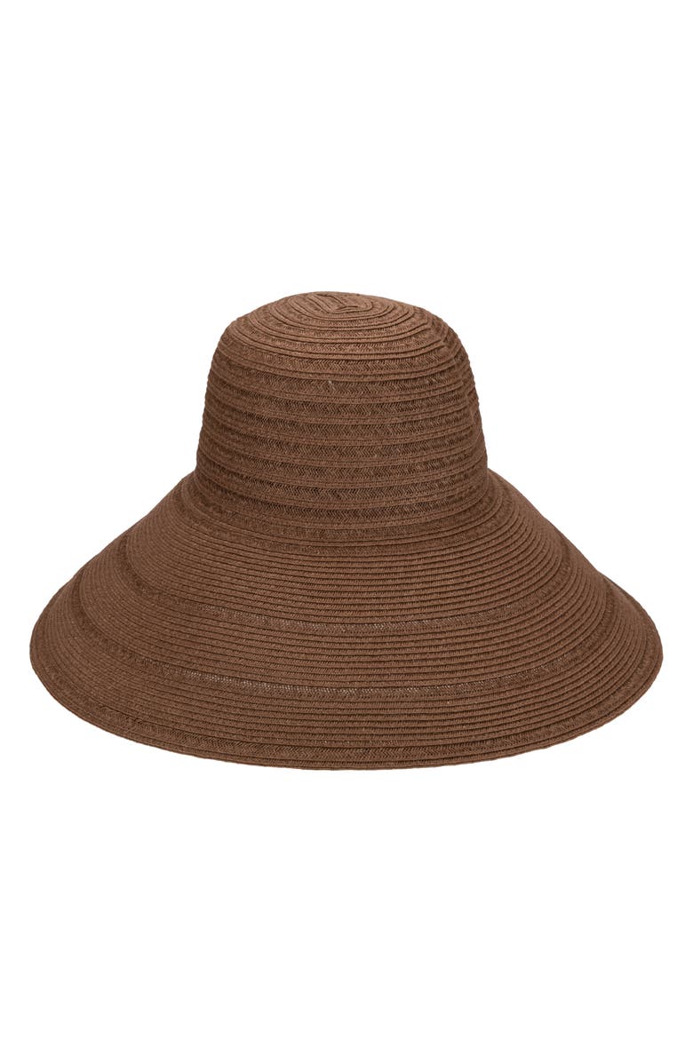 San Diego Hat Round Crown Sun Hat, Main, color, Brown