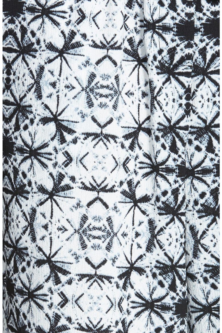 Print Crepe Pants, Alternate, color, IVORY
